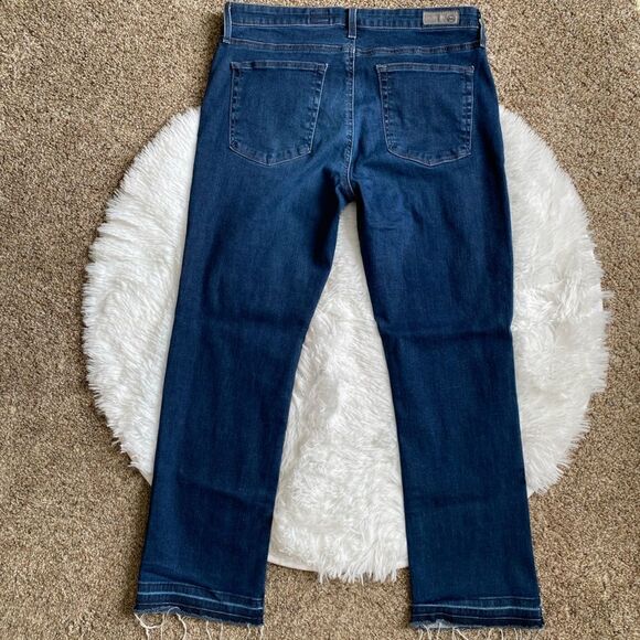 AG Adriano Goldschmied Jeans The Jodi Crop High Rise Slim Flare Skinny Fit 31 R - Picture 2 of 15